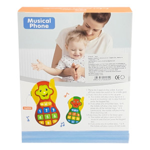 Jucarie interactiva telefon mobil, cu Sunete, Muzica si Lumini, in Engleza - Img 7