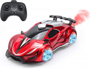 Masina cu telecomanda RC 2.4 Gz Drift, Vapori Apa, Concept Telecomanda USB, Incarcarea USB, Rosu - Img 3