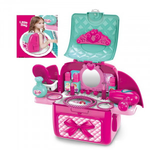 Rucsac Make-Up ARTIST accesorizata cu oglinda, feohn, trusa machiaj si alte accesorii - Img 10