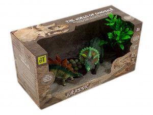 Set 2 Figurine Dinozauri, Aspect Realist, Accesorii Jurassic World, accesoriu oua dinozaur - Img 5