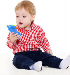 Jucarie interactiva telefon mobil, cu Sunete, Muzica si Lumini, in Engleza, Multicolor