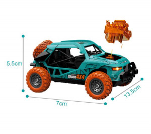 Set 2 masini pentru baieti Off-Road 4X4, functia de tragere inapoi - Img 13