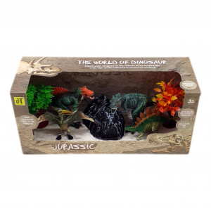 Set 4 Figurine Dinozauri, accesorii Jurassic World incluse - Img 8