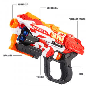 Set Arma de jucarie Blaster Storm, 20 gloante de spuma - Img 3