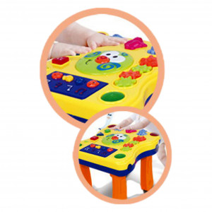 Masuta muzicala cu accesorii, pentru copii mici, Multicolor - Img 3