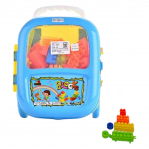 Set Cuburi pentru Construit 82 piese, Multicolor - Img 10