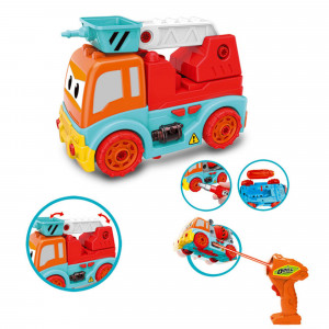 Set Jucarie bebe autobuz educativ muzical infrarosu, sunete si lumini, multicolor - Img 3