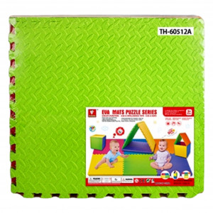 Covor copii tip puzzle spuma EVA, 6 piese, multicolor - Img 5
