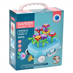 Gradina Creativa cu flori, Set joc de constructii forma Troller, - Img 14