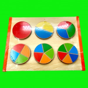Jucarie educativa Montessori din lemn, forme geometrice, Coordonarea mana-ochi, Multicolor - Img 6