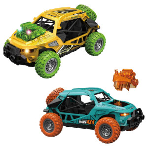 Set 2 masini pentru baieti Off-Road 4X4, functia de tragere inapoi - Img 7
