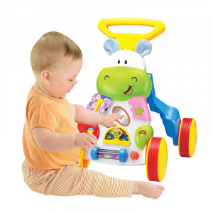 Premergator Hippo 2in1, Baby Walker Multifunctional, Muzica si lumini Jucarie pentru copii - Img 2