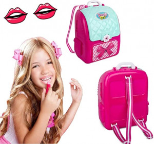 Rucsac Make-Up ARTIST accesorizata cu oglinda, feohn, trusa machiaj si alte accesorii - Img 3