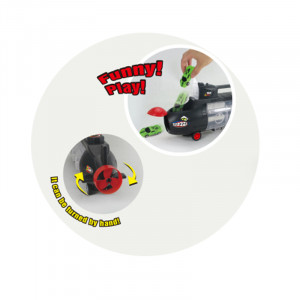Set de Masinute, Tir Truck Submarin, Panou Transparent, Iesire Speciala pentru Masini, Aspect Realist, Negru - Img 7