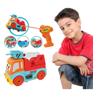 Set Jucarie bebe autobuz educativ muzical infrarosu, sunete si lumini, multicolor