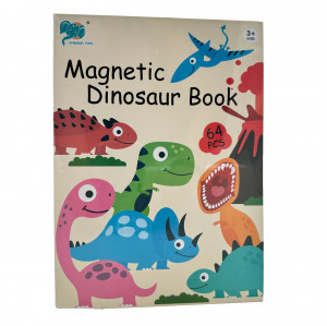 Carte magnetica "Lumea Dinozaurilor" 64piese - Img 2