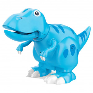Dinozaur Tyrannosaurus Rex, lumini, sunete si miscari realiste, functie de inregistrare, atingeri melodii, Bleo