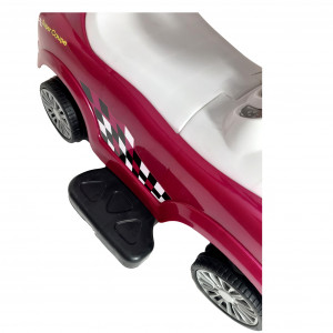 Masinuta copii si bebe MANINI, 3in1, cu melodii, maner de impins pentru parinti, bara de protectie, design modern, Mov - Img 10