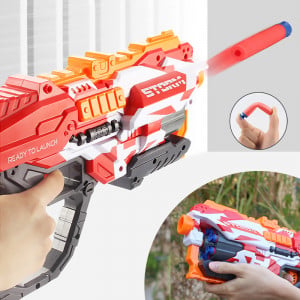 Arma de jucarie Blaster Storm 12 gloante de spuma, multicolor - Img 2