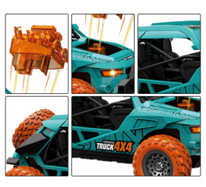 Set 2 masini pentru baieti Off-Road 4X4, functia de tragere inapoi - Img 8
