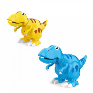 Dinozaur Tyrannosaurus Rex, lumini, sunete si miscari realiste, functie de inregistrare, atingeri melodii, Bleo - Img 3