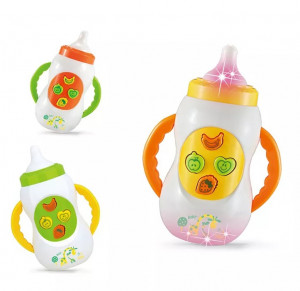 Jucarie interactiva bebelusi biberon, Multicolor - Img 6