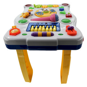 Masuta muzicala cu accesorii, pentru copii mici, cu sunete si lumini, Multicolor - Img 8