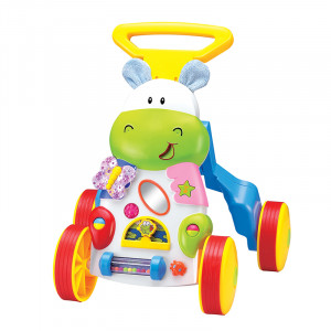 Premergator Hippo 2in1, Baby Walker Multifunctional, Muzica si lumini Jucarie pentru copii - Img 6