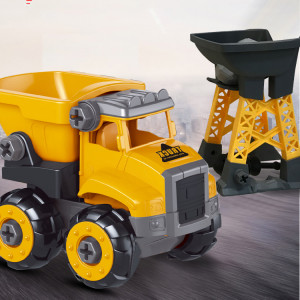 Set de constructii Buldozer la Galetusa, figurine incluse,14 piese - Img 4