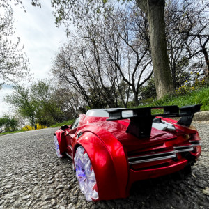 Masina cu telecomanda RC 2.4 Gz Drift, Vapori Apa, Concept Telecomanda USB, Incarcarea USB, Rosu - Img 24