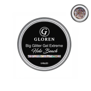 Big Glitter Gel Extreme Holo Beach 5g Gloren