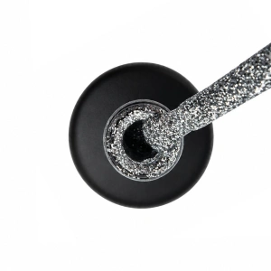 Oja Semipermanenta Glitter Silver 13g Gloren - Img 2