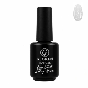 Top Coat Egg Shell Shiny White 13g Gloren