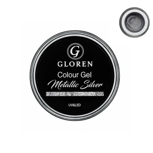 Colour Gel Metallic Silver 5g Gloren