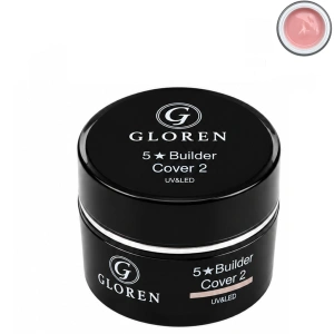 Five ★ Builder Cover Gel 2 HEMA Free No File 30g Gloren