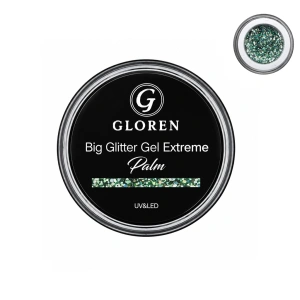 Big Glitter Gel Extreme Palm 5g Gloren