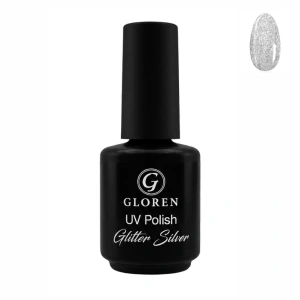 Oja Semipermanenta Glitter Silver 13g Gloren