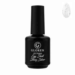Top Coat Egg Shell Shiny Silver 13g Gloren