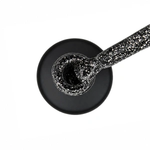 Oja Semipermanenta Glitter Moonlight Black 13g Gloren - Img 2