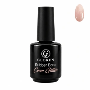 Rubber Base Cover Pearl Glitter 13g Gloren