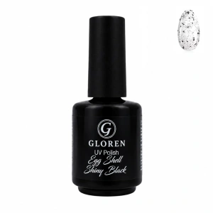 Top Coat Egg Shell Shiny Black 13g Gloren