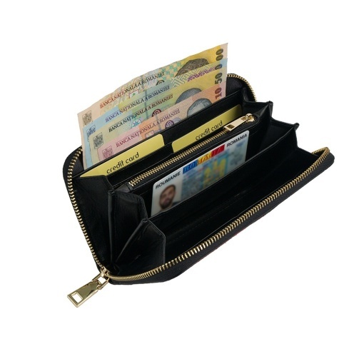 Portofel Piele Astrid - MULTICOLOR 7 - Img 3