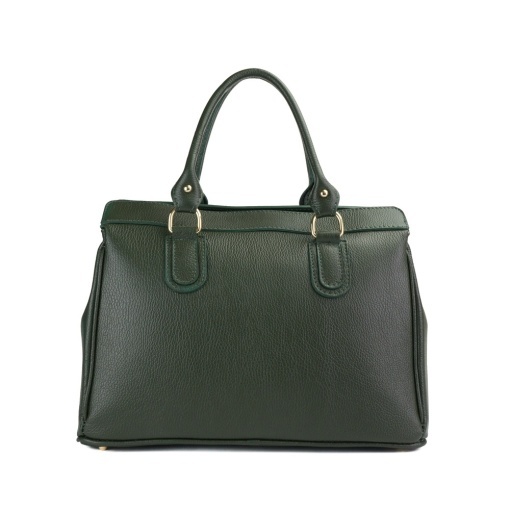 Poseta Piele Angie - VERDE INCHIS - Img 3