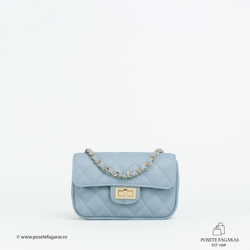 Poseta Piele Baby Ruby - BLEU - Img 2
