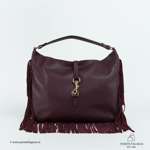 Poseta Piele Bonnie - BORDO - Img 2