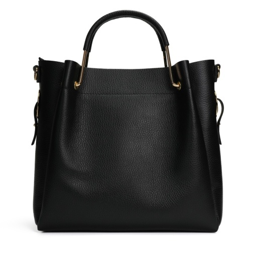 Poseta Piele Bryna - NEGRU - Img 3