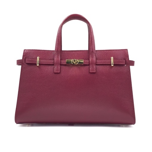 Poseta Piele Celina - BORDO - Img 2