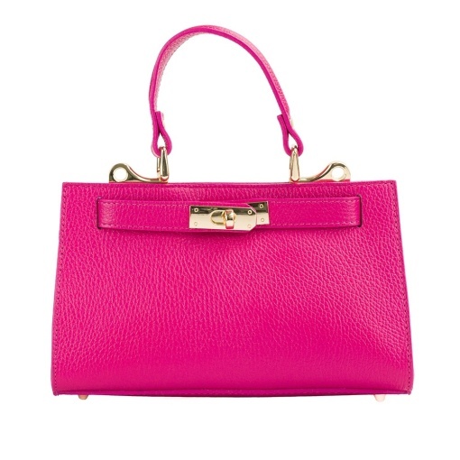 Poseta Piele Helge - FUCSIA - Img 2