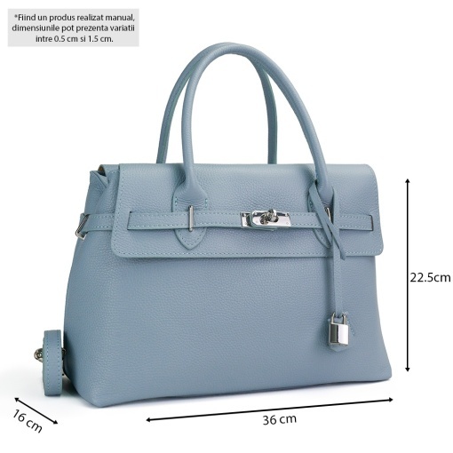 Poseta Piele Lelia - BLEU - Img 5
