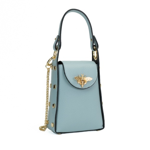 Poseta Piele Lia - BLEU-SIMPLU
